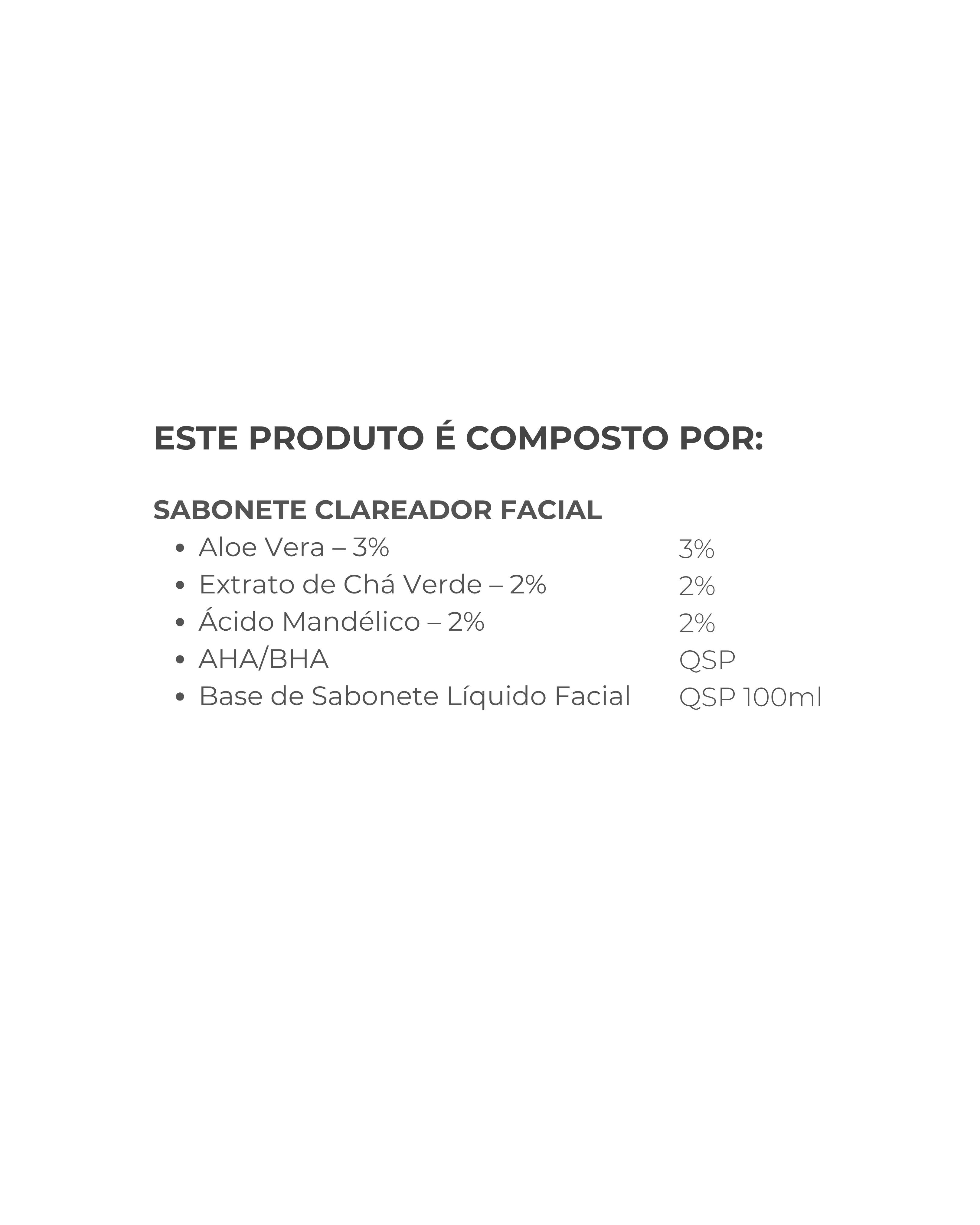 Sabonete Facial Clareador